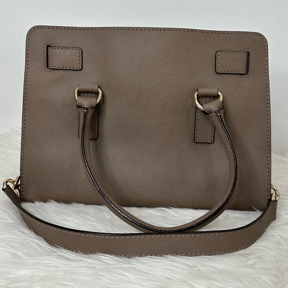 Michael Kors Hamilton East West Satchel Leather Bag - Picture 2 of 16